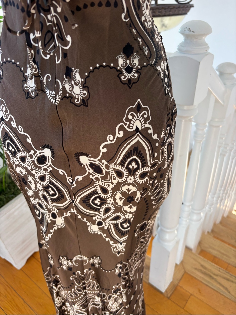 Sandro Bandana Print Midi Dress, US Size: 0 - Picture 13 of 16